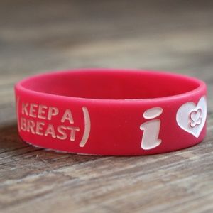 I Heart Boobies Bracelet